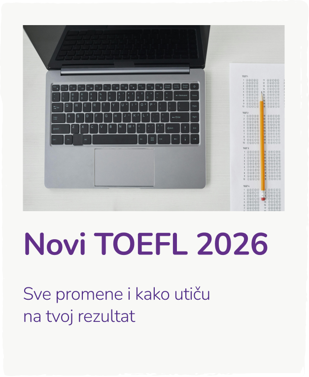 TOEFL 2026 promene