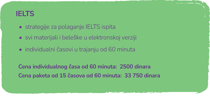 Priprema za IELTS ispit