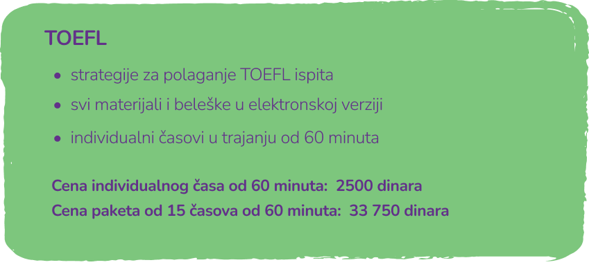 Priprema za TOEFL ispit